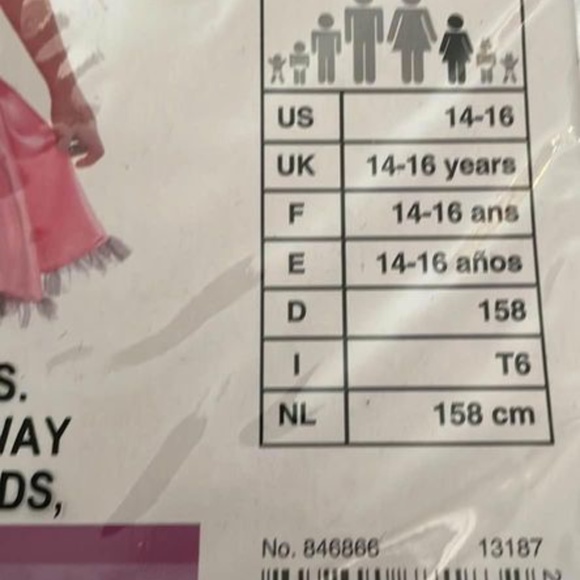 BRAND NEW girl fashionable 50s retro grease themed halloween costume size M & XL - Picture 5 of 5